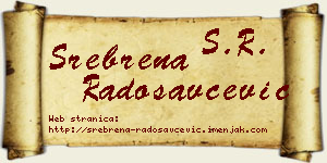 Srebrena Radosavčević vizit kartica